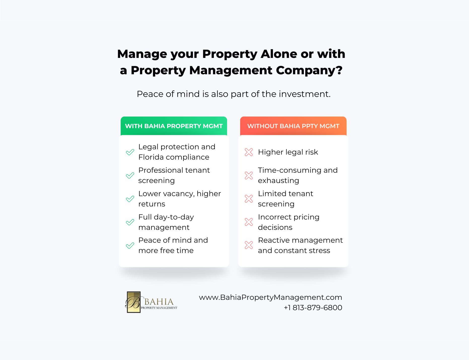 Manage your Property Alone or With a Property Management Company?